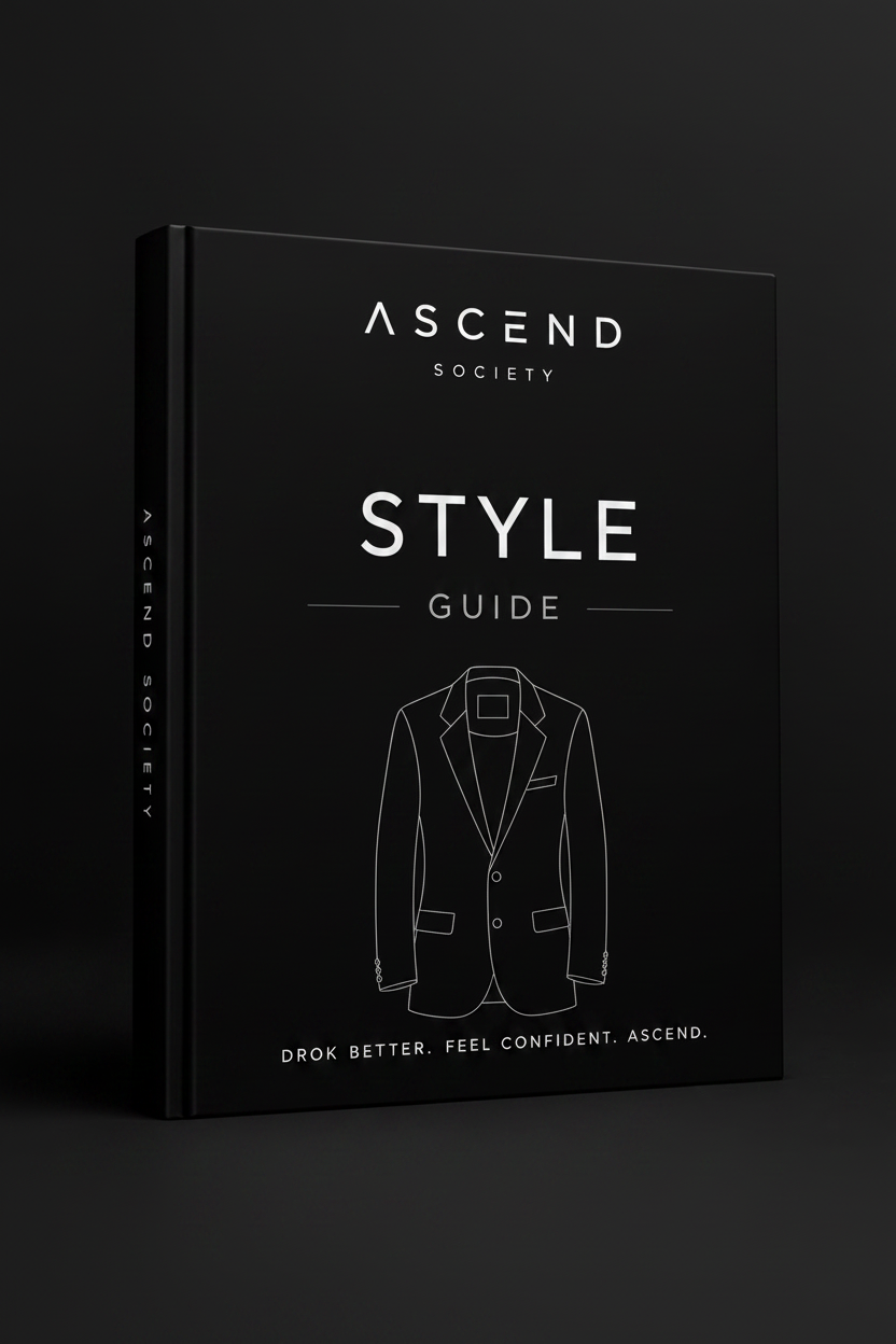 THE ULTIMATE STYLE GUIDE - Book cover featuring a detailed style guide for personal fashion and confidence.